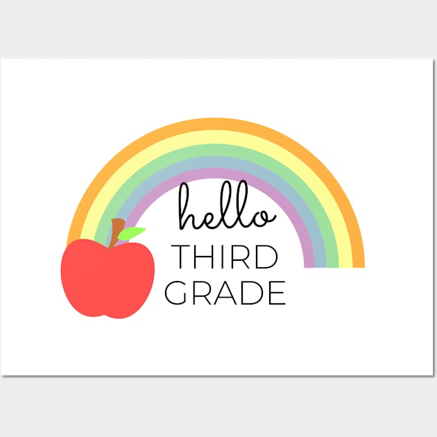 hello third grade Wall Art by Petalprints